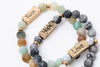 Have A Little Faith Stacked Bead Bracelet Set - FAITH, HOPE & LOVE (7051)